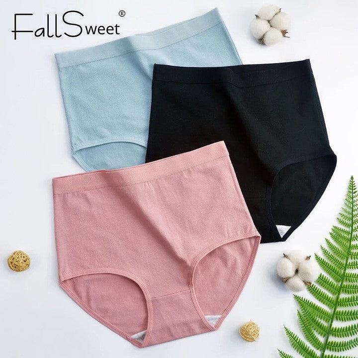 High Waist Hipster Panties (Pack of 2) Random Colors