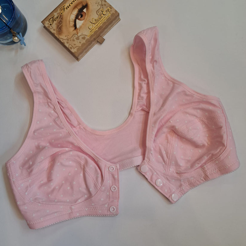 Front open Button Bra with soft And Flexible Stuff