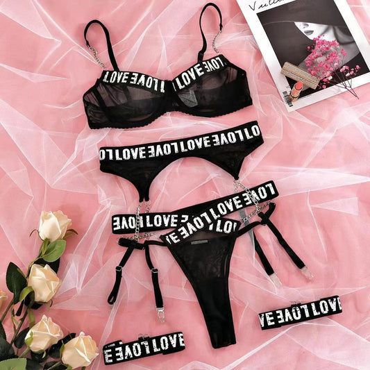 New arrival LOVE LOVE LINGERIE SET