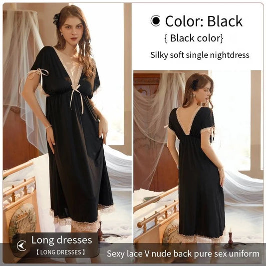 New Arrival Half Sleeves V neck Lingerie