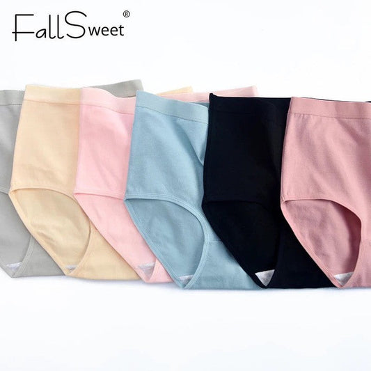 High Waist Hipster Panties (Pack of 2) Random Colors