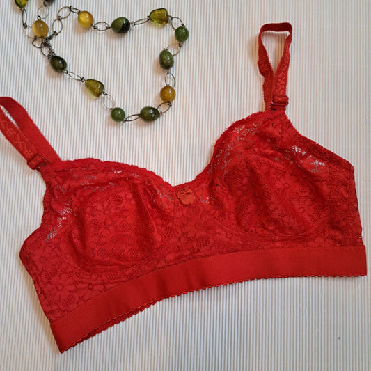 Galaxy Soft Net Bra With Chora Belt And Flexible Stuff